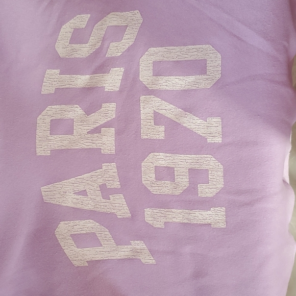 NWT Lavendar Grayson Threads Sweatshirt - PARIS 1970 - Picture 3 of 3